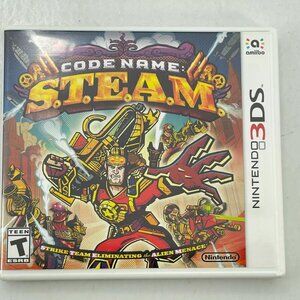 Code Name: S.T.E.A.M. STEAM Nintendo 3DS 2015 Video Game Tested and Works Good